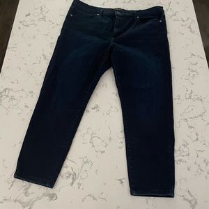 Banana Republic skinny jeans, size 33 short, dark wash